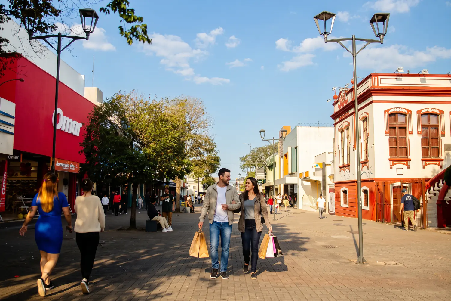 Calçadão da Rua XV de Novembro